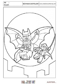 lego-batman boyama sayfaları